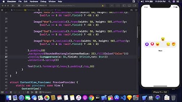 Facebook Like Press Animation Using SwiftUI - Facebook Like Button PopUp Animation In SwiftUI