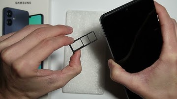 Samsung A06: How to Open SIM Slot?