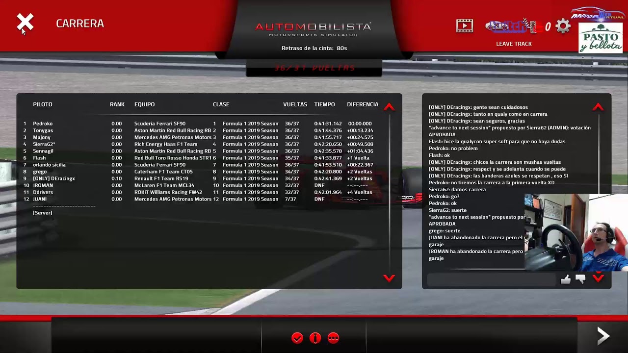 Onboard Sicilia104// 9ª Prueba RedBull Ring Spielberg - Austria virtual www.rfactor-canarias.com