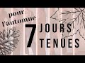 Je couds 7 tenues pour lautomne  couture facile