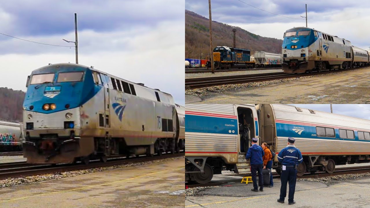 Amtrak Loading Up in Clifton 50 Cardinal YouTube