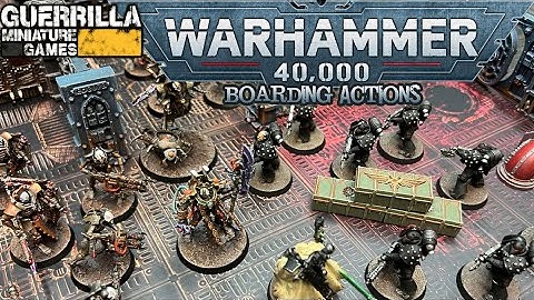 Warhammer 40k: Boarding Actions Battle Report - Fallen Angels vs. Necrons