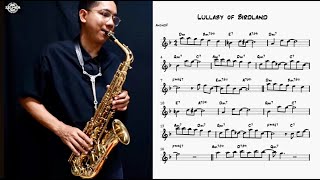 Lullaby of Birdland (easy solo) for saxophone