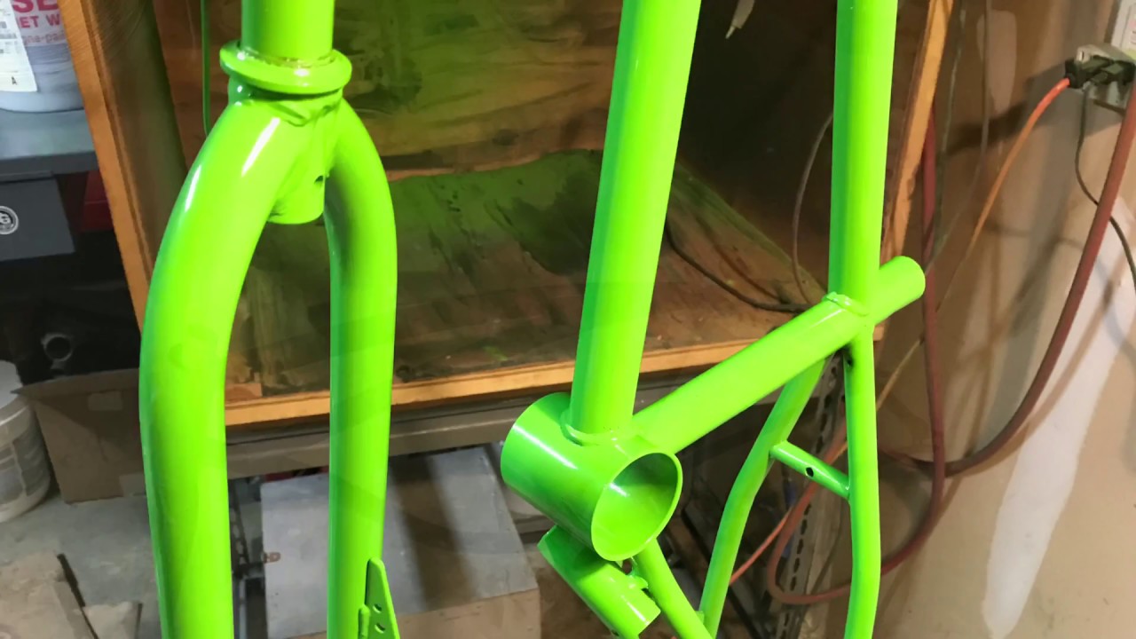 Powder Coating Bicycle Frames