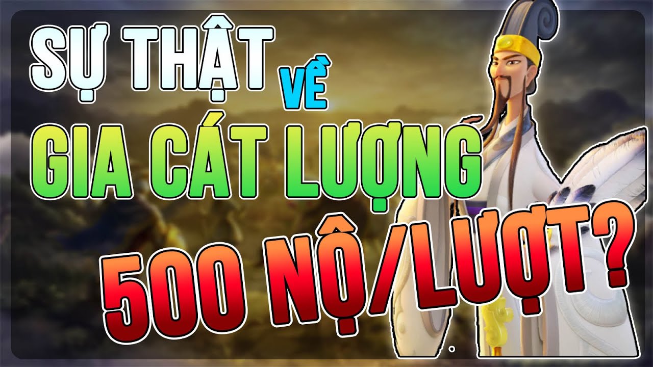 Sự thật về GIA CÁT LƯỢNG, 500 nộ/ lượt là có thật? - Rise Of Kingdoms