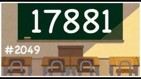 Count up 2001st to 2100th prime numbers! 1st channel.