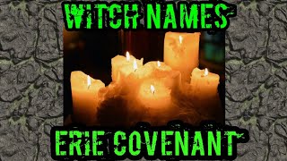 WITCH NAMES