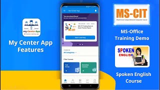 My Center App Features & MS-Office Training Demo Course Login