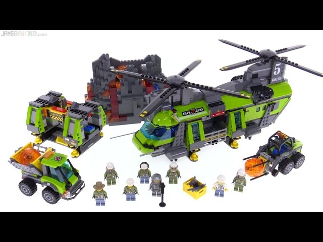 LEGO City Volcano Heavy-Lift Helicopter review! 60125 YouTube