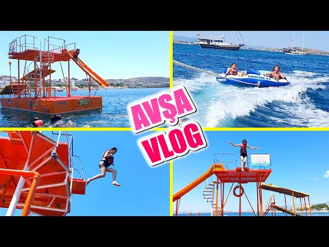 DENİZİN ORTASINDA BİR GÜN GEÇİRDİK MELİKE VLOG