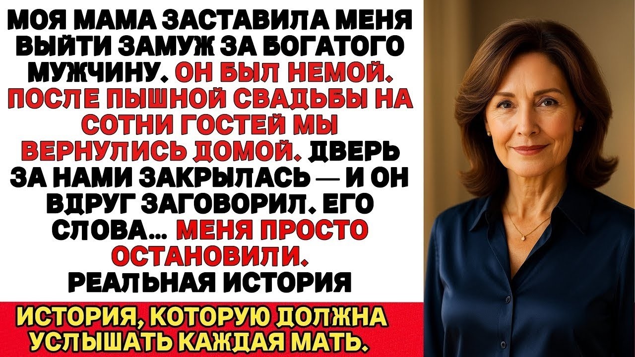Немой миллионер, за которого я вышла замуж, заговорил в ту же минуту, как мы остались после свадьбы