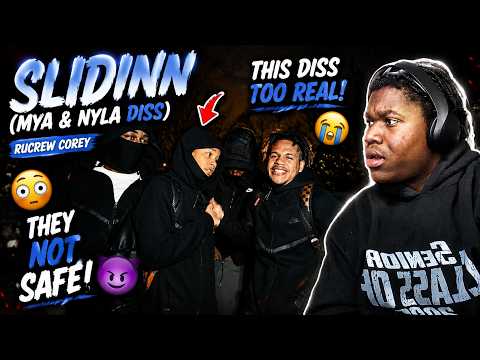 Rucrew Corey - Slidinn (Mya & Nyla Diss) REACTION | Somebody made Corey MAD!!