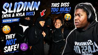 Rucrew Corey - Slidinn (Mya & Nyla Diss) REACTION | Somebody made Corey MAD!!