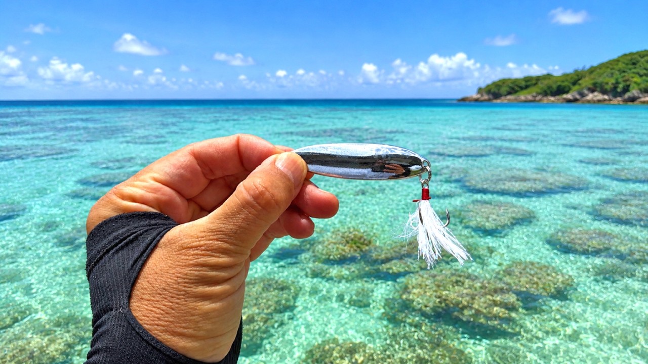 ドン深のリーフで釣れる魚たち…