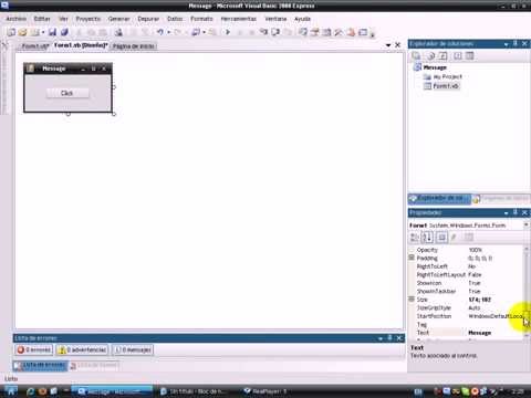 Visual Basic 2008 - MessageBox