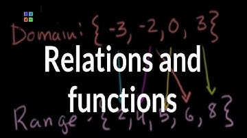 RELATIONS AND FUNCTIONS PART 1