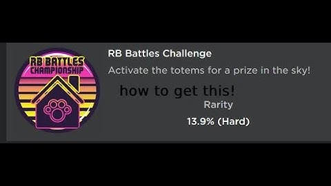 How to get the adopt me RB battle badge!