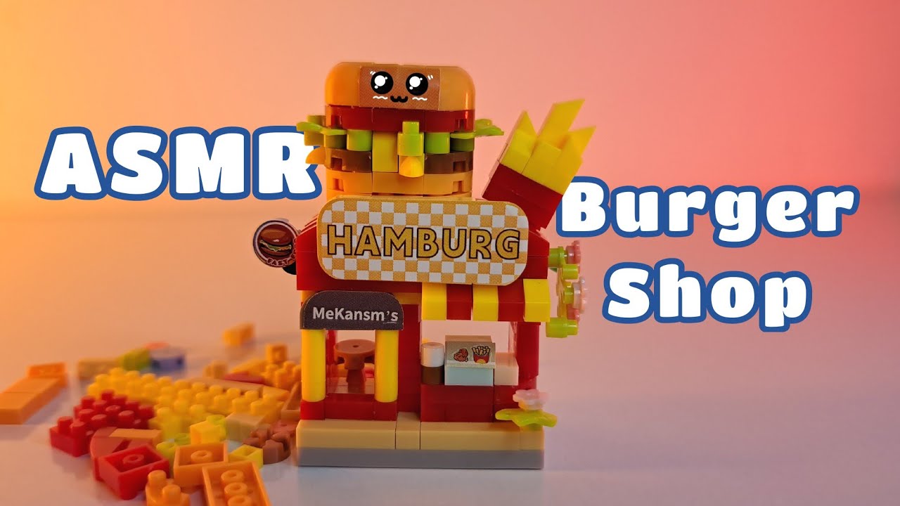 Let’s Build a Mini Burger Shop Together… but My Roommate Snores at the End 😂🍔