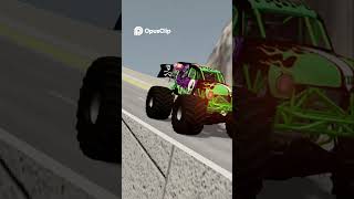 Monster Truck CRASHES After EPIC Ring of Fire Jump! Gone Wrong screenshot 4