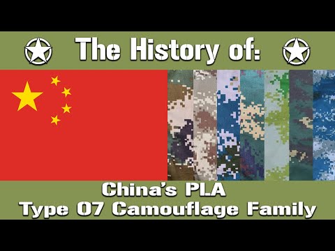 The History of China's Type 07 Digital Camouflage Family | Uniform History