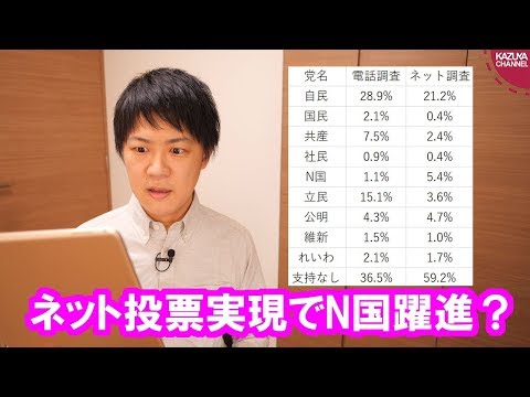 立花孝志党首のN国はネット投票可能になったら相当勢力を伸ばすんじゃない?【参院埼玉補選情勢調査】