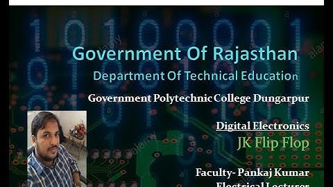 CS205 JK Flip Flop By Pankaj Kumar GPC DUngarpur