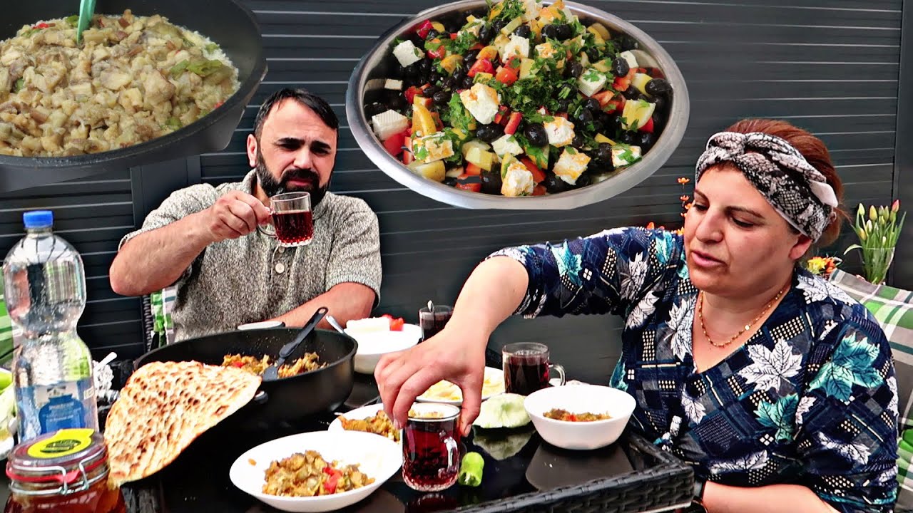 SELBSTGEMACHTE (OLIVEN) / SPEZIALREZEPT 🤤 / GEBRATENE AUBERGINE / BASNASKÜCHE