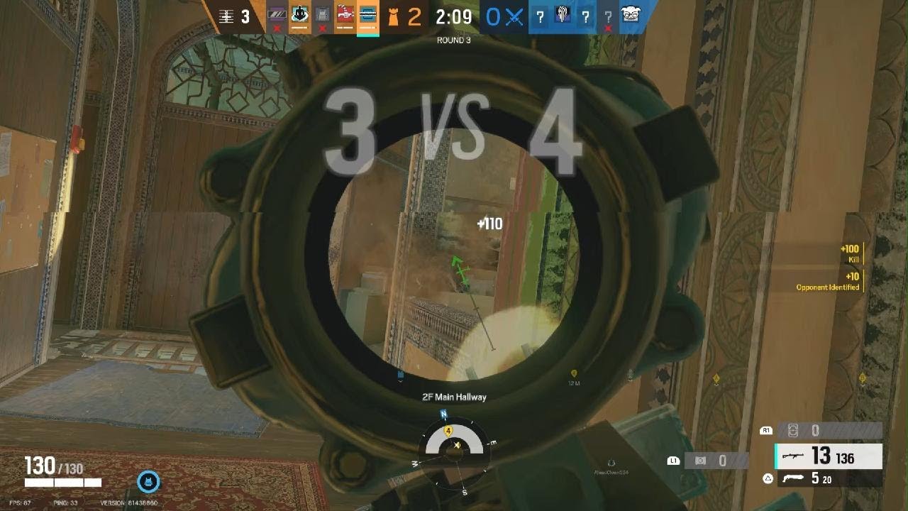 Rainbow Six Siege full Ranked match - YouTube