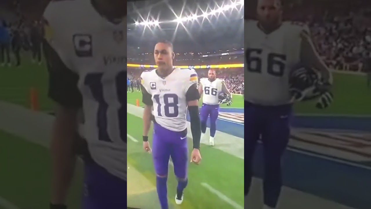 Justin Jefferson trade incoming 🧐Jefferson was frustrated playoff game giving 