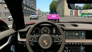 City Car Driving - Porsche Carrera S 992 | Normal Driving screenshot 4