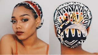 HEADWRAP FOR THE LOW LOW! | HEADWRAP TUTORIAL