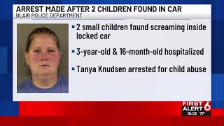 Arrest made after 2 children found in car