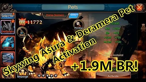 Leagcy Of Discord- Skywing Asura & Deramera Pet Activation!::Increased 1.9M BR