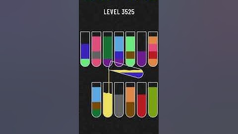 water sort puzzle level 3525