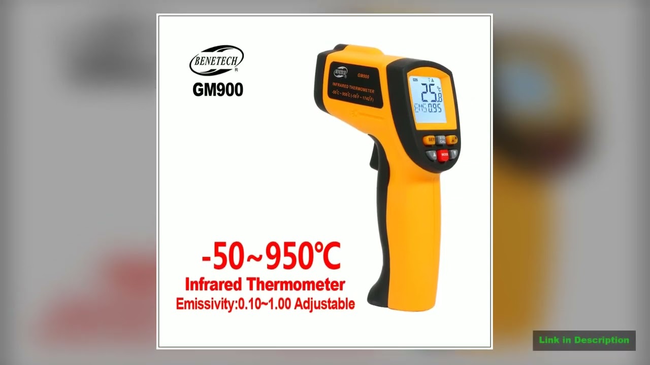 BENETECH Thermometers IR Infrared Thermometer Thermal Imager Handheld Laser Digital Electronic