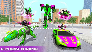 Dino Robot Transformation Games - Robot Car | Dinosaur Game ( Android Gameplay )