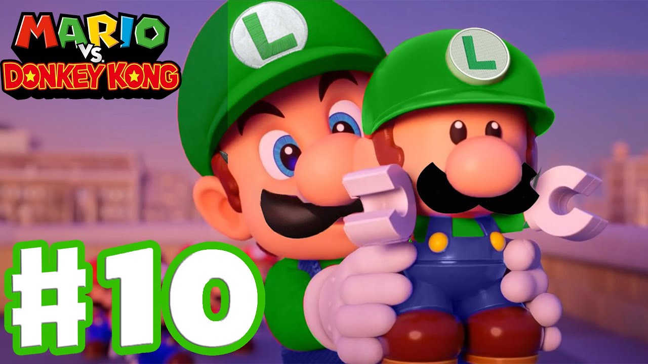 Mario Vs. Donkey Kong Nintendo Swap – Mario Cosplay Luigi Portion 10 Donkey Kong Jungle In addition to