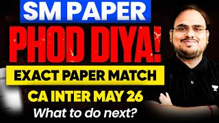 Strategic Management CA Intermediate Paper Analysis 🔥 Exact Paper Match by CA Kishan Kumar
