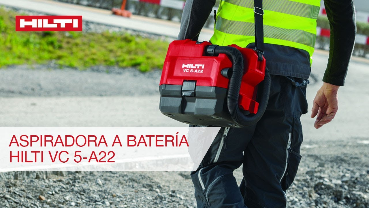 Aspiradora a batería Hilti VC 5-A22 - YouTube