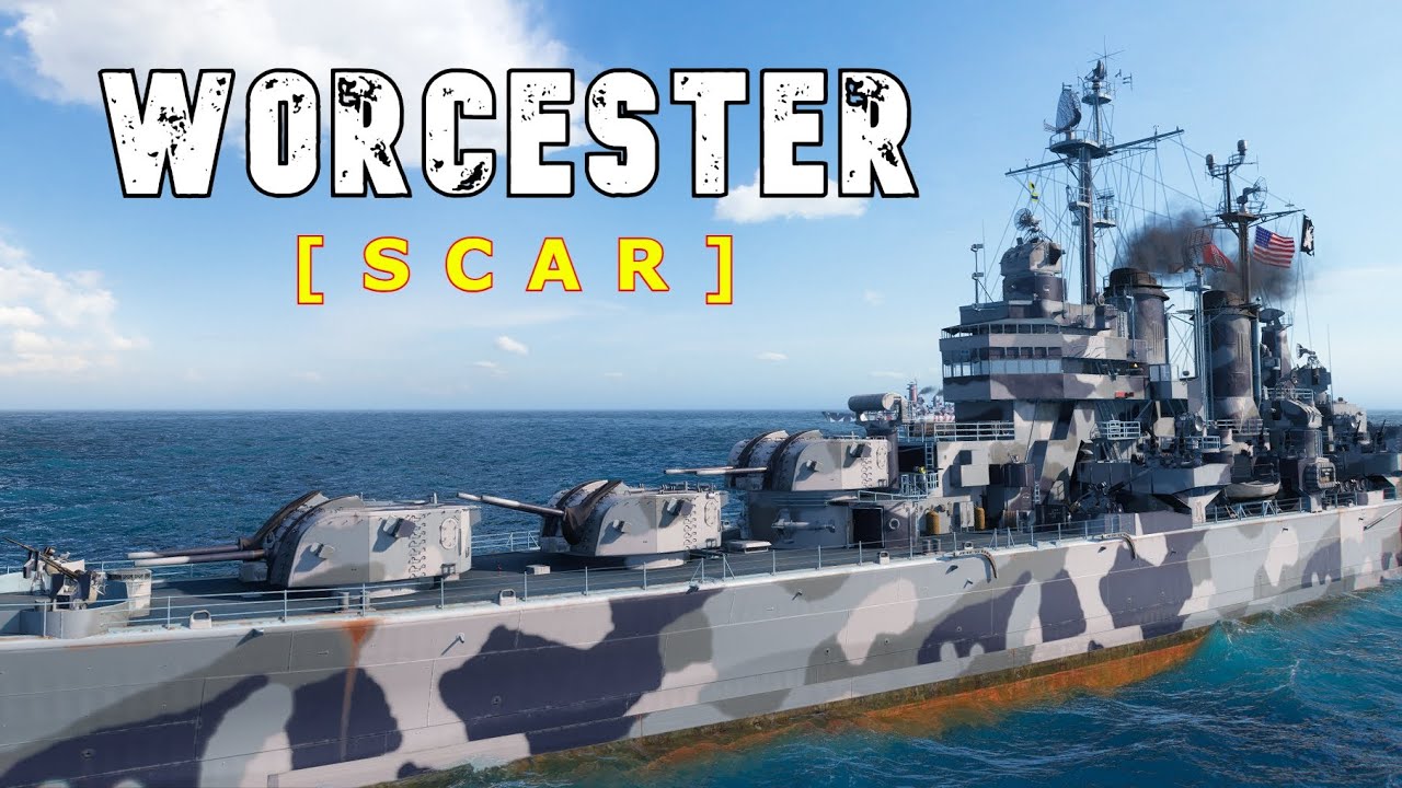 World of WarShips Worcester - 258K Damage