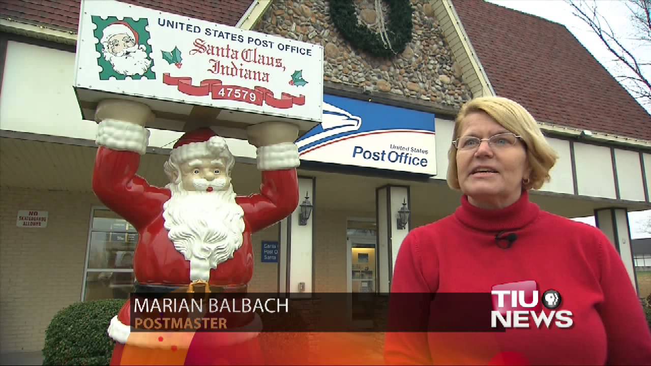 Santa Claus Indiana Post Office Processes Abundant Mail For The Holidays