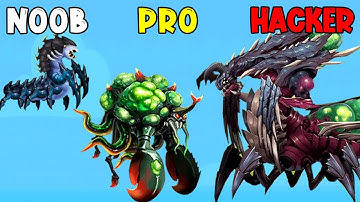 NOOB vs PRO vs HACKER - Insect Evolution Full Gameplay Android,iOS (Part 230)