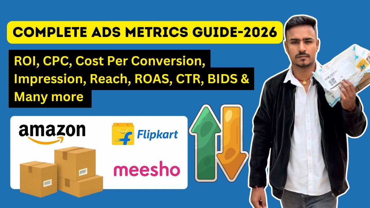 ACoS, ROAS, ROI, CTR, CPC, bids क्या है? Complete Ads Metrics Guide for ...