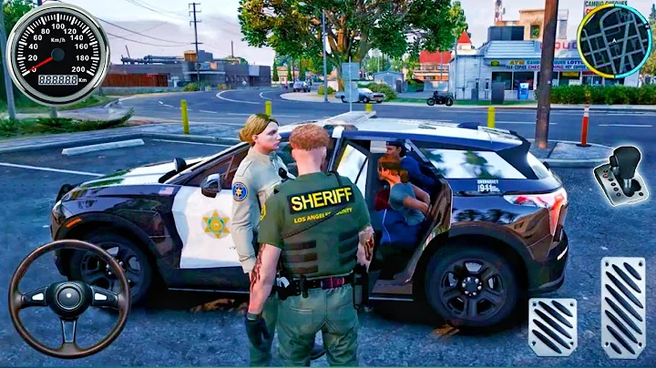 Police Car Chase Simulator 3D Game - Real Cop Cars Driving Simulator 2025 - Android GamePlay