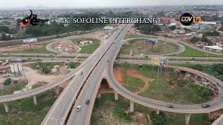 4K Sofoline Interchange(Sunyani Circle) Drone/Aerial View in Kumasi.