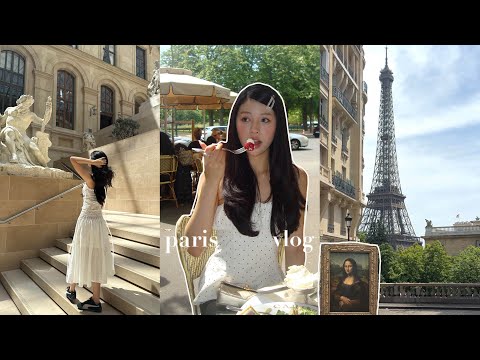 PARIS VLOG🤍🥐: *the hottest week* eiffel tower, louvre, watching world cup