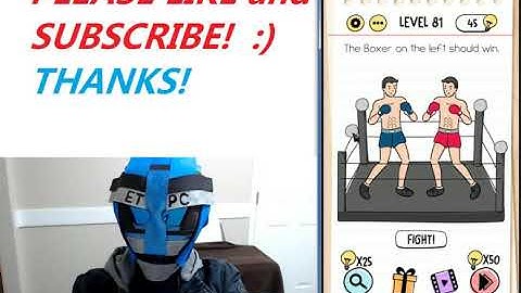 BRAIN TEST LEVEL 81 WALKTHROUGH WITH ANSWERS