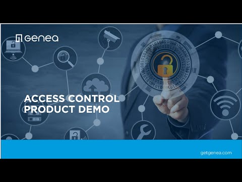 Genea Access Control Product Demo Webinar