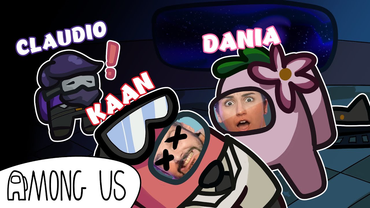 3 Freunde spielen AMONG US! Kaan, Dania, Claudio