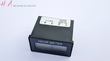 Digital hour meter from China,  Good quality hour meter for Generator Photocopier H&A CHE601